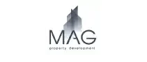 MAG Property Development real estate company logo with building icon.