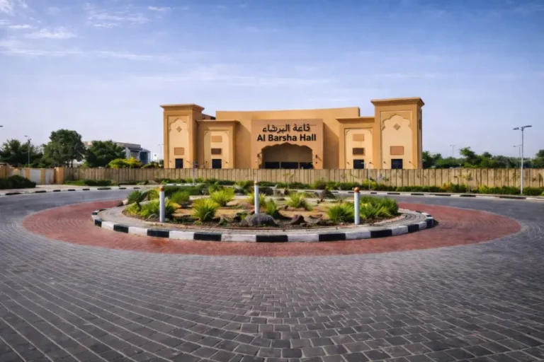 Commercial landscaping project at Al Barsha Hall Dubai